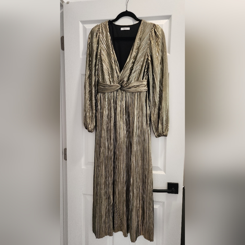 Ricki's Metallic Long Sleeve Dress